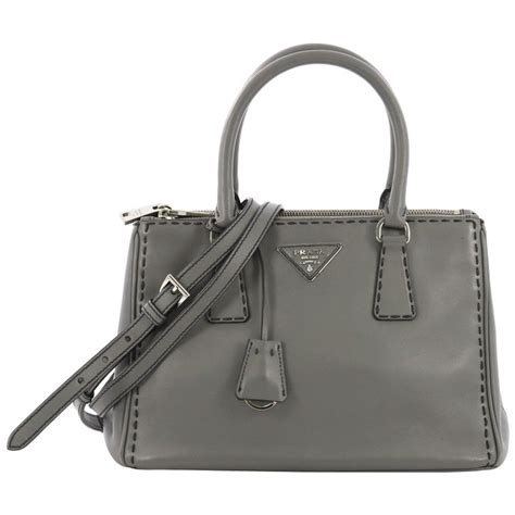 prada bi-color galleria double zip tote|Prada City Calfskin Bicolor Double.